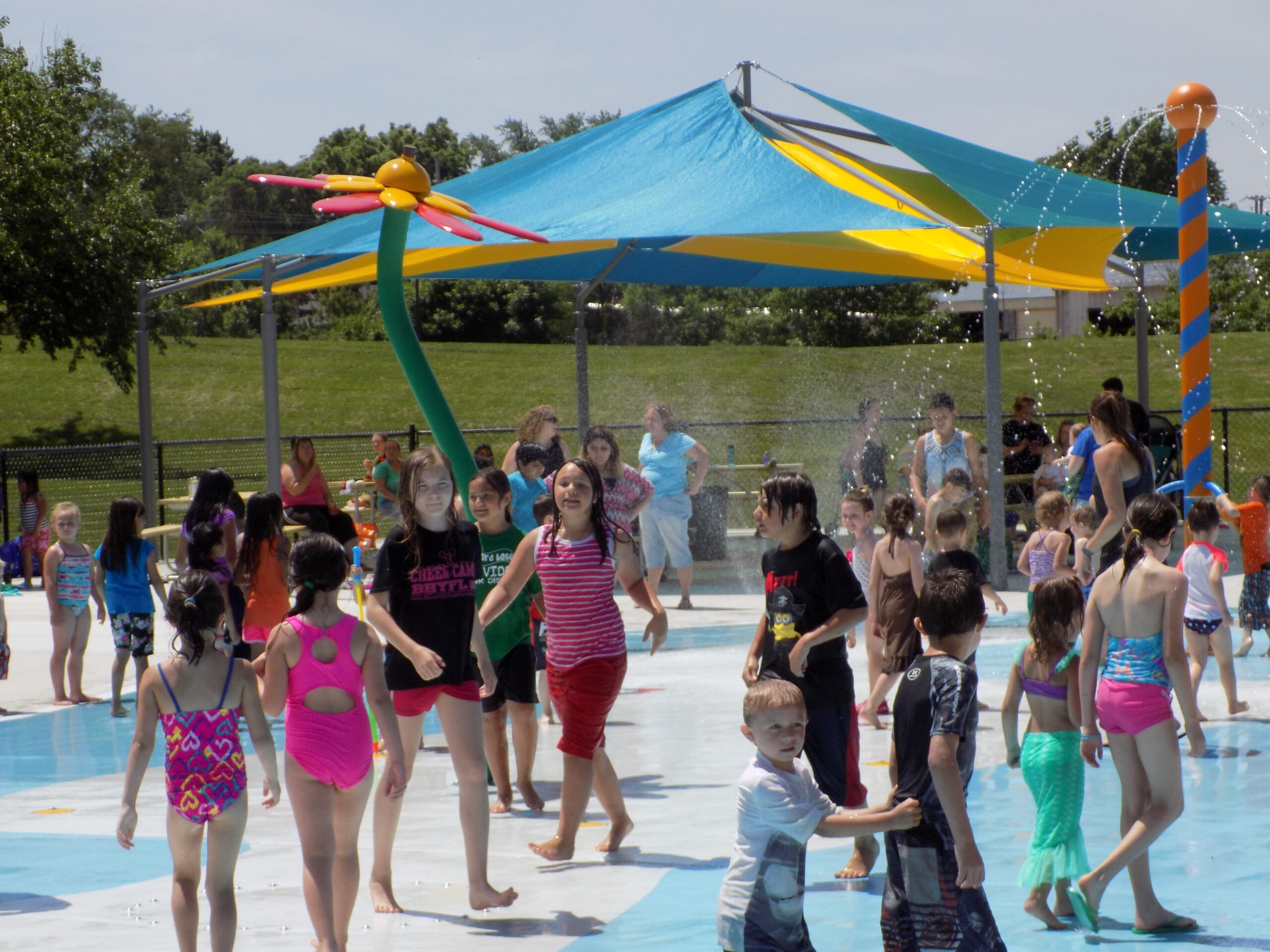 Doty Park Sprayground Belvidere Park District